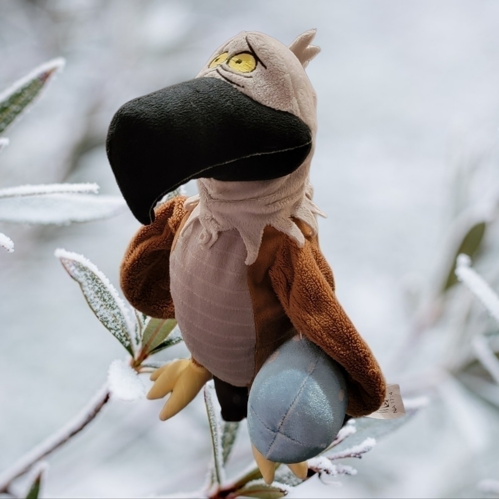 𝅺IKEA bald eagle glove hand puppet T26